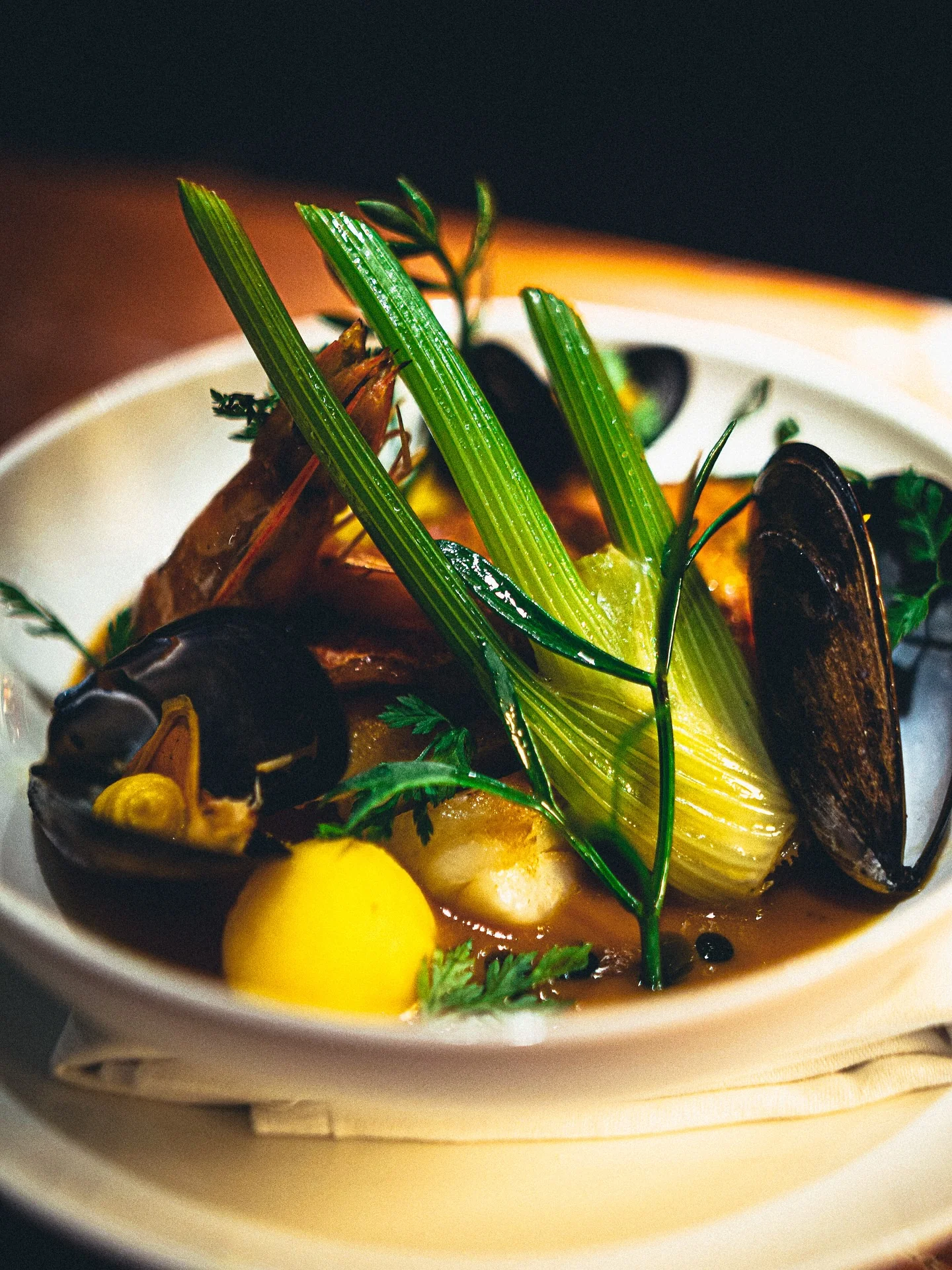 Plated dish